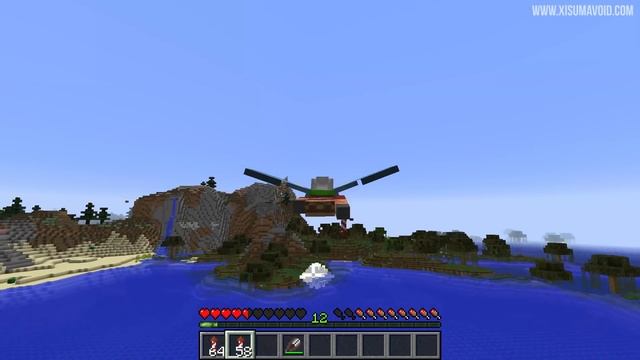 Minecraft 1.11.1 One Block Elytra Launcher Tutorial смотреть онлайн