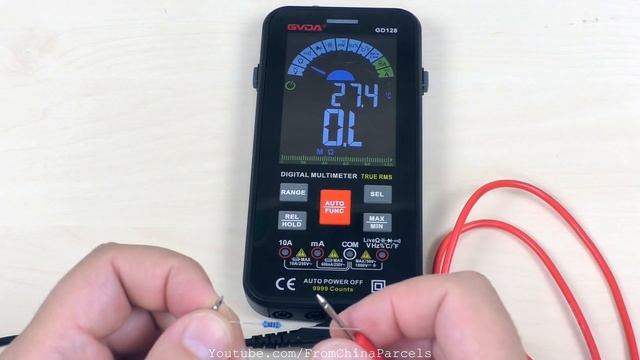 УМНЫЙ МУЛЬТИМЕТР ? GVDA GD128 TRUE RMS ИЗ КИТАЯ С АЛИЭКСПРЕСС смотреть онлайн