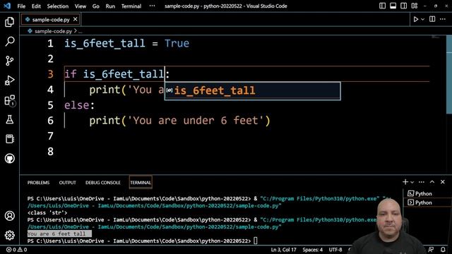 Python Beginner Course - Lesson 7 - Boolean Datatype смотреть онлайн
