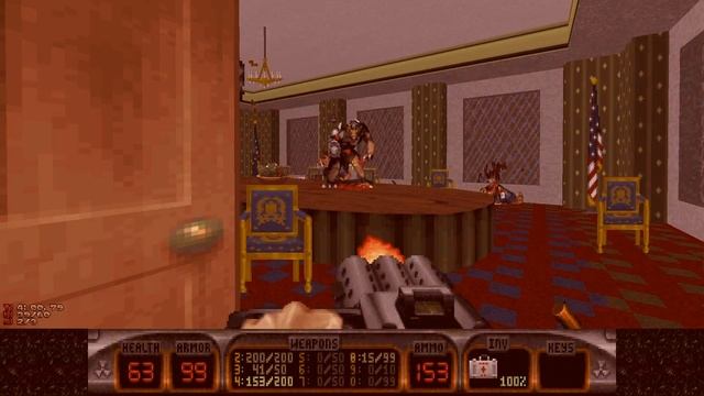 Let's Play: Duke Nukem 3D: Duke It Out in D.C. - Level 1 - Hell to the Chief смотреть онлайн