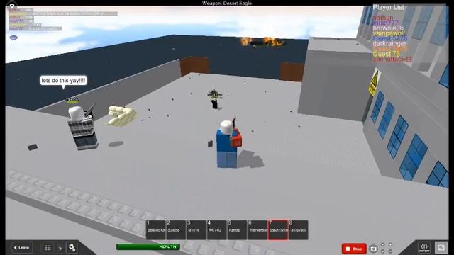 ROBLOX gun game смотреть онлайн