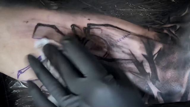 Spider tattoo | 3x speed смотреть онлайн