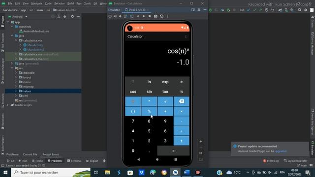 modern scientific and standard calculator app with Android Studio смотреть онлайн