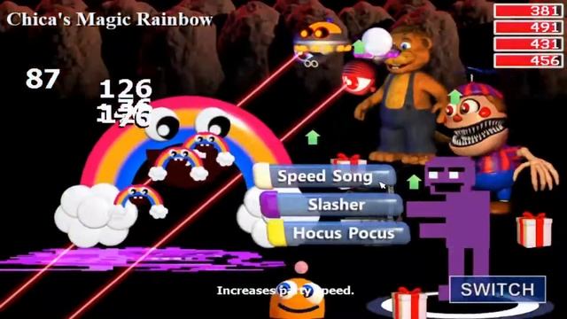 Как победить босса радугу во FNaF World смотреть онлайн