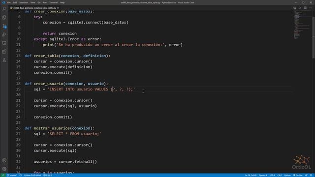 Python - Ejercicio 890: Crear una Columna como Llave Primaria Autoincremental en Base Datos SQLite смотреть онлайн