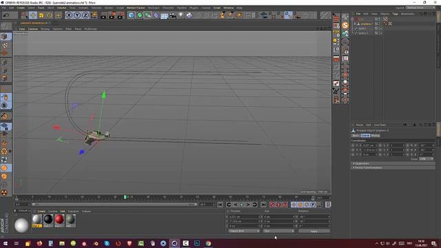 8.Cinema4d. Modeling and Animation. Фигура пилотажа "Иммельман" смотреть онлайн