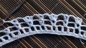 Пляжная летняя туника крючком. Часть первая.