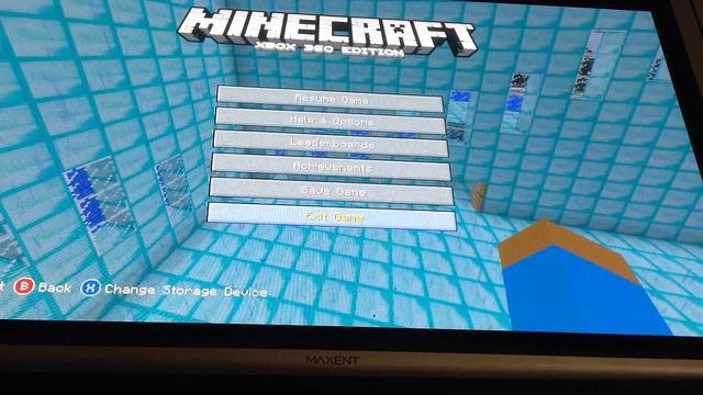 How to save your game in Minecraft Xbox 360 version! смотреть онлайн