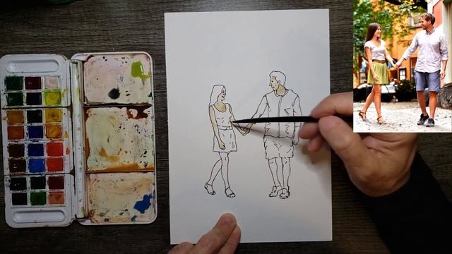 How to Sketch People, Human Figure Sketch, Sketch People Tutorial, How to Draw Human Figure смотреть онлайн