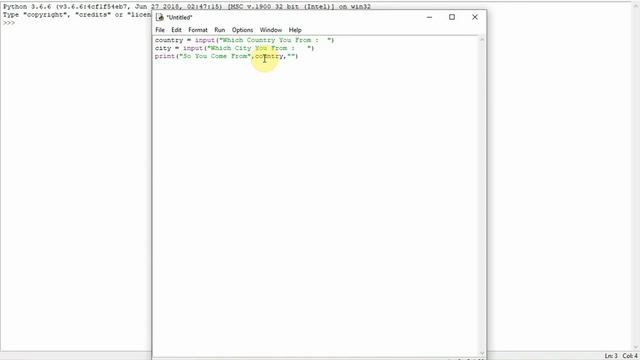 How to take input from the user : Python Tutorial смотреть онлайн