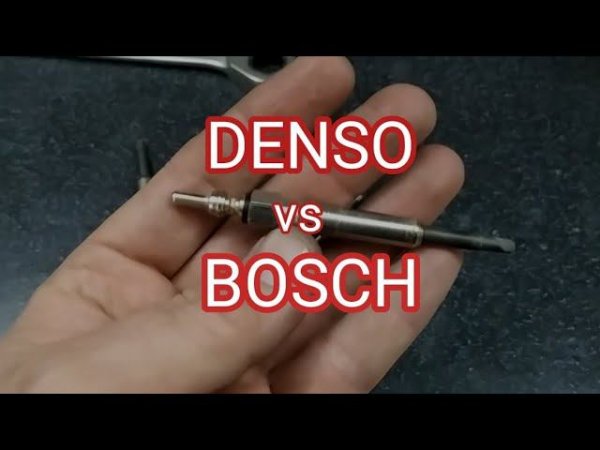 A6C4tdi сравнение свечей накала denso и бош.
