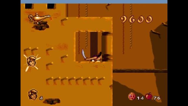 Sega Mega Drive 2 (Smd) 16-bit Aladdin Level 4