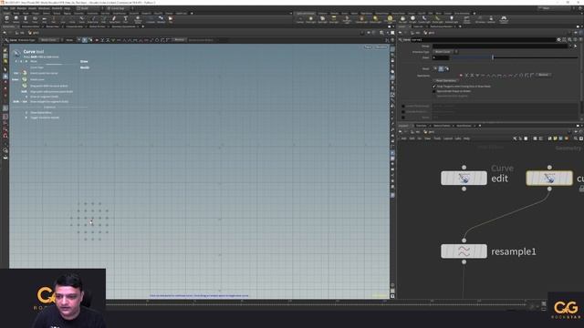 Houdini 19 Quick Tip #1 Unhide old curve node for compatability with Unreal Engine. смотреть онлайн