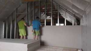 Как сделать перегородку из гипсокартона на мансарде