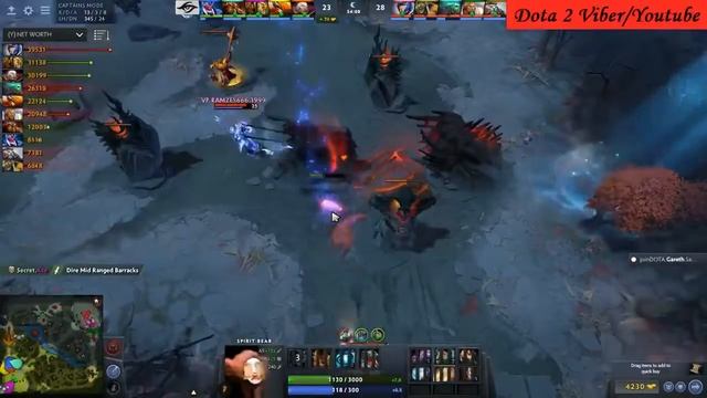 The Best Game Fight Dota 2 VP vs Team Secret in ESL One смотреть онлайн