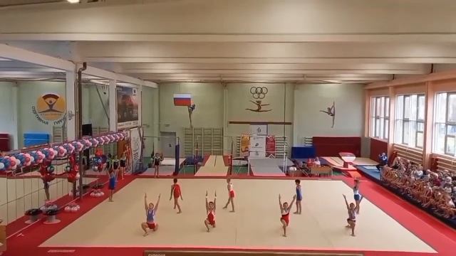 показательные выступления на День гимнастики смотреть онлайн