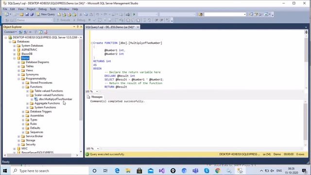 Create Stored procedure & Create Function in Sql , How to call function from stored procedure смотреть онлайн