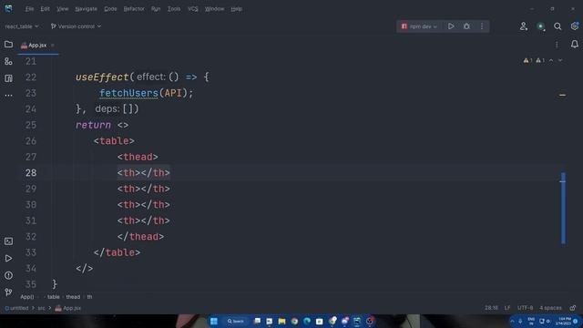 React JS ? Creating a Dynamic Table with Data Fetched from an API смотреть онлайн