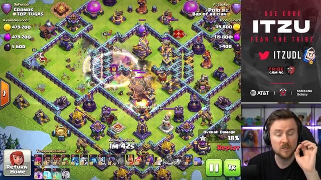 RANK 8 uses NEW ELECTRO DRAGON Strategy (Clash of Clans) смотреть онлайн