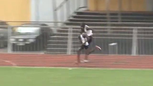 Men's 400m Hurdles Heat Featuring Martha Bissah's Ex Coach Nii Odartey Lamptey