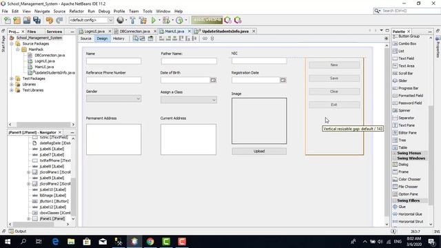 How to Design a form to update Students Records in java netbeans смотреть онлайн