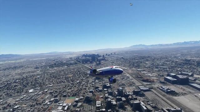 FSX2020 LAS VEGAS British Airways A-320 NEO on the new Microsoft Flight Simulator смотреть онлайн