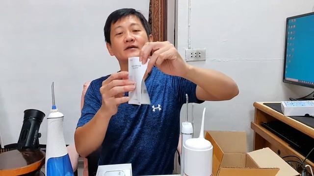 Xiaom ENPULY Mini Oral Irrigator Water Flosser เครื่องกำจัดสิ่งสกปรกในช่องปาก 130ML смотреть онлайн