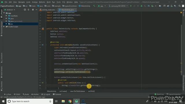 How to create WebView with search in android studio? смотреть онлайн