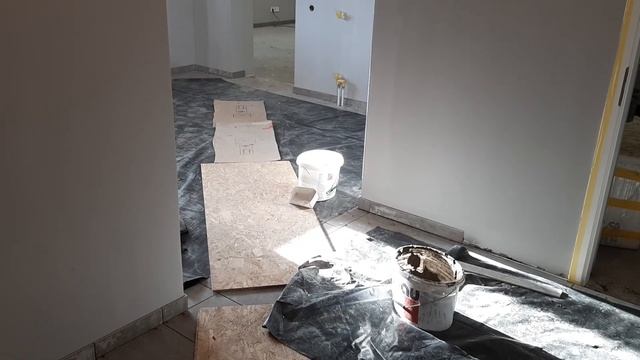 Ганновер. Стройка 02.01.2020. Плитка на пол смотреть онлайн