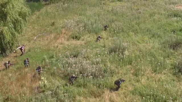 "Знамя полка 2.1", страйкбол с дроном в Краснодаре, страйкбольная игра с коптером смотреть онлайн