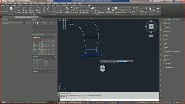 AutoCAD Pipe Fitting Tool Palette смотреть онлайн