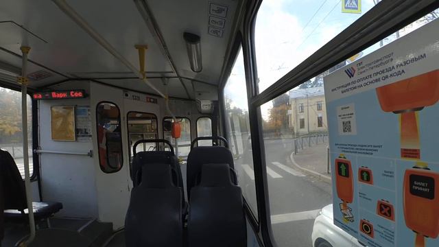 Одним словом: ЗиУ, или поездка на троллейбусе 5320 по 21 СПб 12-*: МТрЗ-6223 5320 по №21 (11.10.22) смотреть онлайн