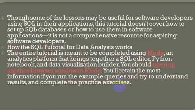 Learning SQL: Managing and Analyzing Databases смотреть онлайн
