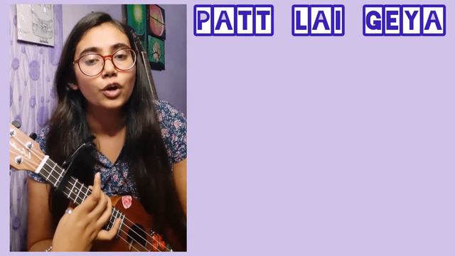 Patt lai geya| Ukulele tutorial Only 3 chords| How to play Bb chord on ukulele easily? Palak Khunga смотреть онлайн