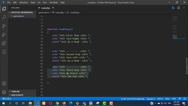 generators in php - generators syntax смотреть онлайн