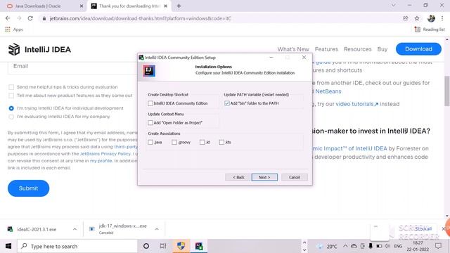 java download and installation || How to download and install java in our PC, JDK and INTELLIJE смотреть онлайн
