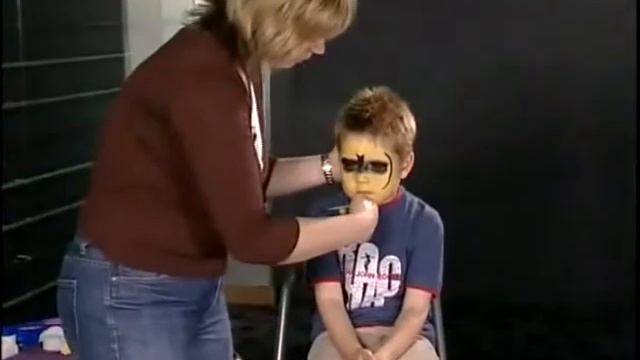 Мастер класс аквагрим Бэтман. Face Painting (faceart) Batman.