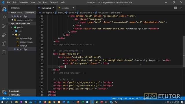 Lesson 2: Create QR Code using jQuery, AJAX & PHP Urdu/Hindi смотреть онлайн