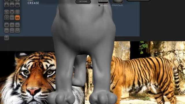 Sculptris –как лепить тигра урок № 4 смотреть онлайн