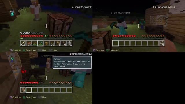 Yess more minecraft|Minecraft PS4 Edition #3 splitscreen смотреть онлайн