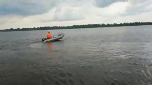 Подвесной лодочный мотор Hangkai 9,8,  лодка Фрегат 360