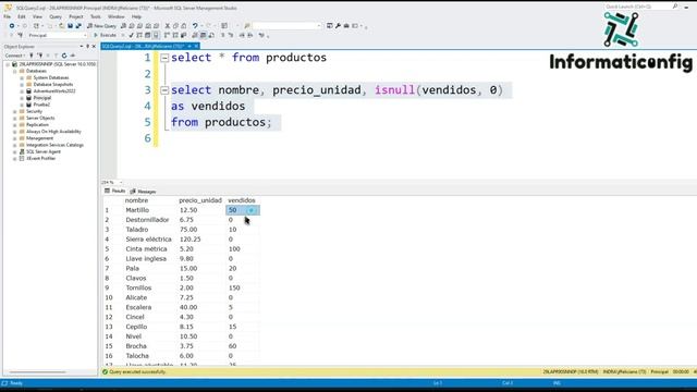 Curso de SQL Server 2021 desde cero | ISNULL, COALESCE (video 47) смотреть онлайн