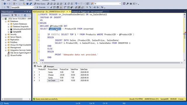 instead of trigger in SQL Server - everything covered смотреть онлайн
