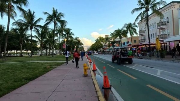 Memorial Day 2023 Miami Beach. Walking Tour of Miami Beach, Florida.