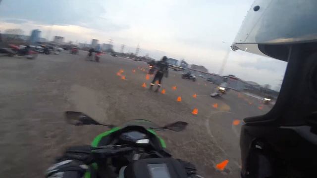 МотоДжимхана на Ninja / MotoGymkhana