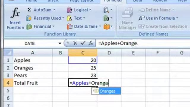 AM 461 naming cells Microsoft Excel 2007 ECDL advanced ITQ3 смотреть онлайн