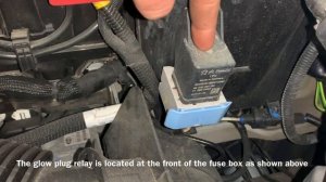 Citroen Berlingo Glow Plug Relay Location