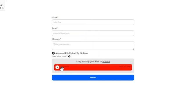 File Size Validation in Advanced File Upload with Bit Form смотреть онлайн