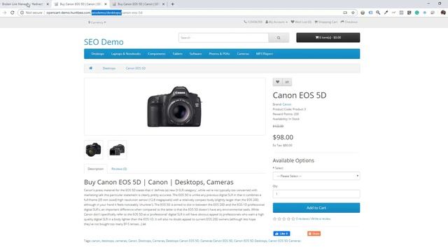 URL Replacer Demo for Broken link manager or redirect manager for opencart смотреть онлайн