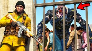 НА МЕНЯ НАПАЛ БЕЗУМНЫЙ ЗОМБИ НЕМЕЗИС в ГТА 5 МОДЫ! ОБЗОР МОДА в GTA 5 ВИДЕО MODS